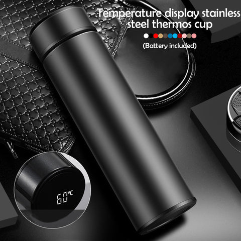YesWeTrend™ Temperature Display Vacuum Insulated Water Bottle